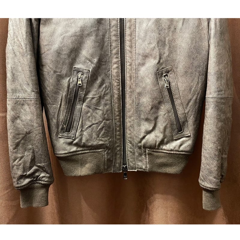 MADE IN ITALY製 DANIELE ALESSANDRINI フルジップレザーライダ