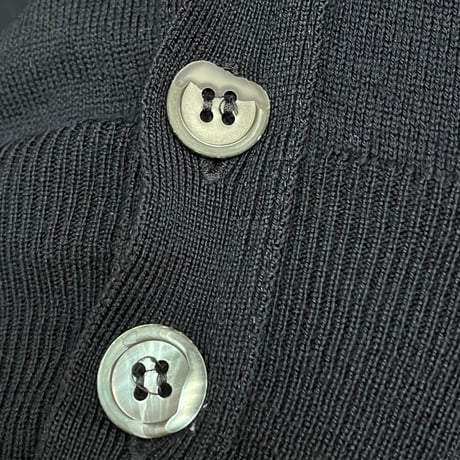 ▲訳あり商品▲ MADE IN GREAT BRITAIN製 JOHN SMEDLEY メリノウールカーディガン ネイビー Sサイズ
