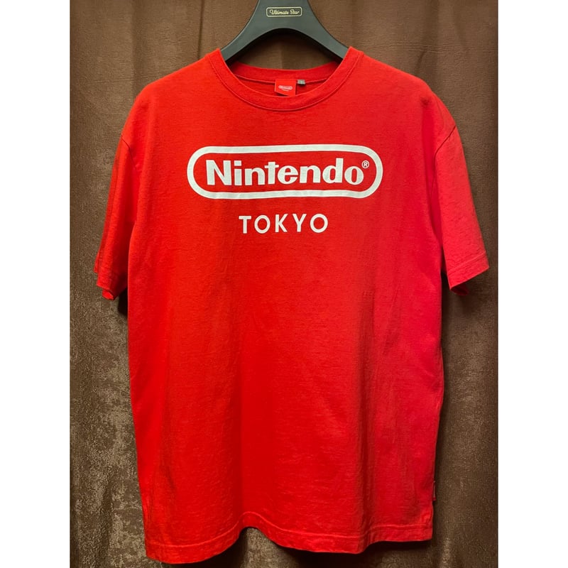 Nintendo TOKYO ロゴTシャツ Mサイズ　赤 レア品 MADE IN JAPAN製 Nintendo TOKYO プリントTシャツ レッド
