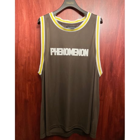 激レア MADE IN JAPAN製 PHENOMENON 2004年初期モデル バスケットボールジャージ ブラウン
