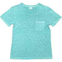MADE IN USA製 FREAK'S AMERICA ポケット付き半袖Tシャツ ターコイズグリーン Sサイズ