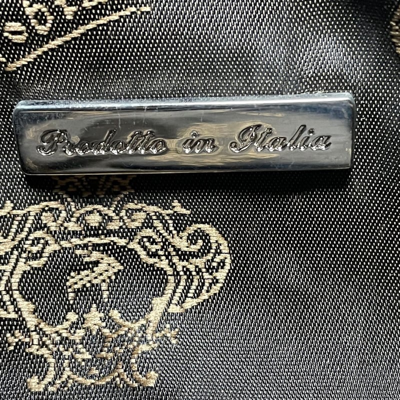 MADE IN ITALY製 orobianco レザーナイロンショルダーバッグ