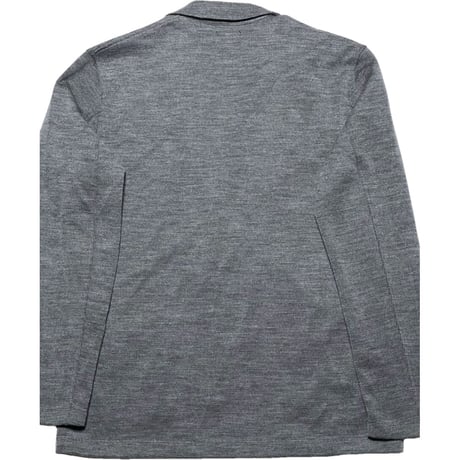 ▲訳あり商品▲ MADE IN JAPAN製 Harriss PARIS ニットテーラードジャケット グレー 42サイズ