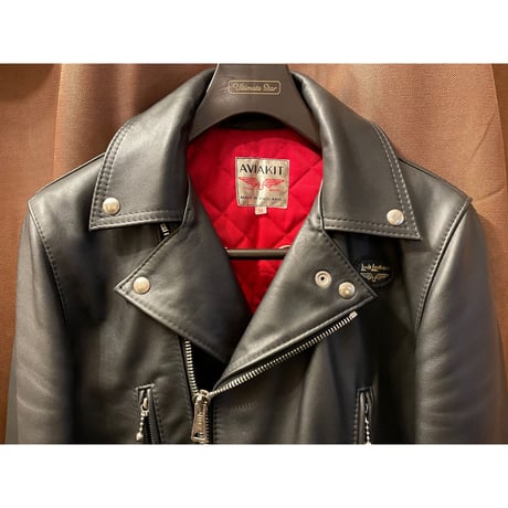 MADE IN ENGLAND製 LEWIS LEATHERS No.391T LIGHTNING TIGHT FIT COWHIDE ライダースジャケット ブラック 38サイズ