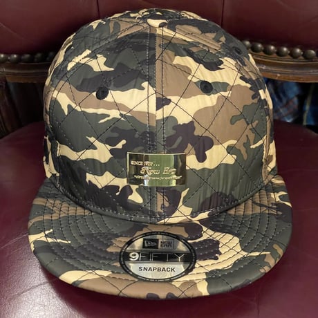 NEW ERA 9FIFTY 迷彩柄キルティングスナップバックキャップ 迷彩 Fサイズ