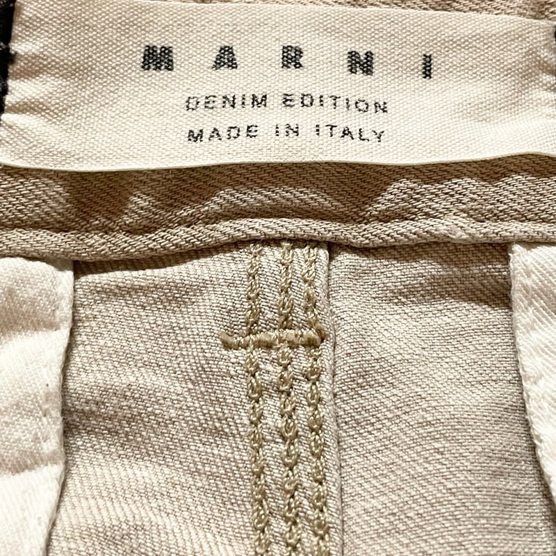 MADE IN ITALY製 MARNI DENIM EDITION カラーデニムハーフパンツ MADE IN ITALY製 MARNI DENIM EDITION カラーデニムハーフパンツ