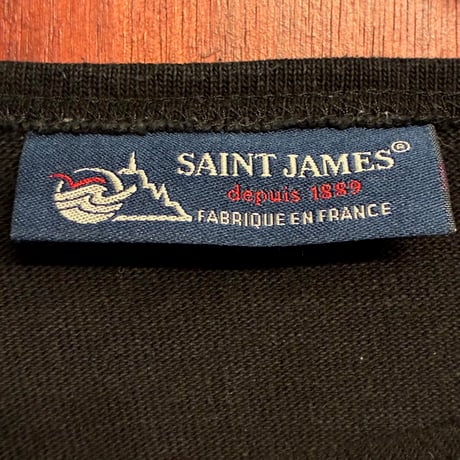 MADE IN FRANCE製 SAINT JAMES バスクシャツ ブラック T4/Mサイズ