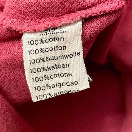 MADE IN FRANCE製 80s CHEMISE LACOSTE 半袖鹿の子ポロシャツ ワイン 3サイズ