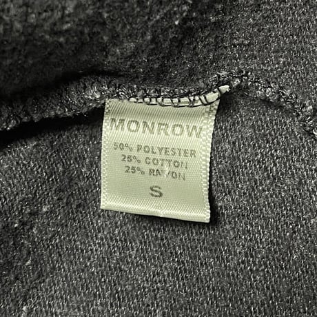 MADE IN USA製 MONROW Classic フルジップパーカー ネイビー Sサイズ