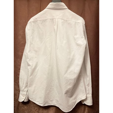 MADE IN JAPAN製 Maker's Shirt 鎌倉 COTTON 5.10 長袖ボタンダウンオックスフォードシャツ ホワイト Mサイズ