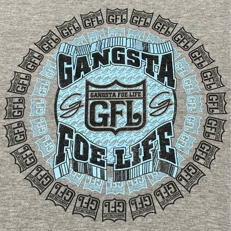 ▲訳あり商品▲ MADE IN USA製 GFL CLOTHING ロゴプリントTシャツ グレー XLサイズ