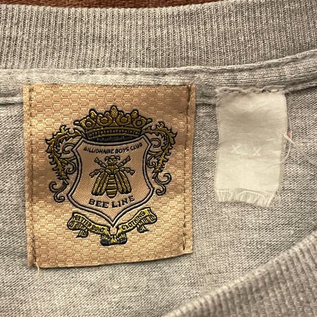 BILLIONAIRE BOYS CLUB BEE LINE プリントTシャツ グレー