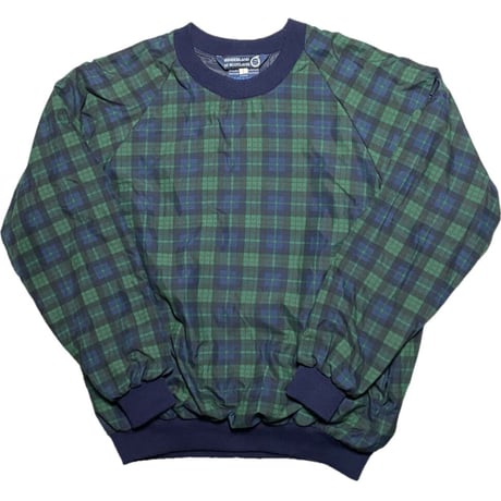MADE IN SCOTLAND製 SUNDERLAND of SCOTLAND チェックナイロントレーナー マルチカラー Sサイズ