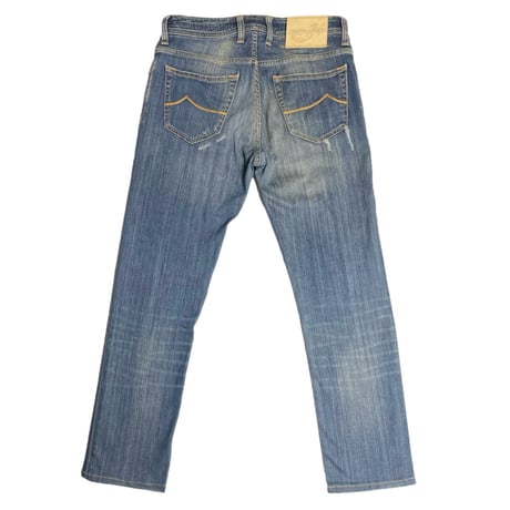MADE IN ITALY製 JACOB COHEN J688 COMFORT ストレッチデニムパンツ ライトインディゴ W31サイズ