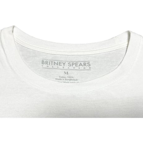 BRITNEY COLLECTION Britney Spears 2017年来日公演ライブプリントTシャツ ホワイト Mサイズ