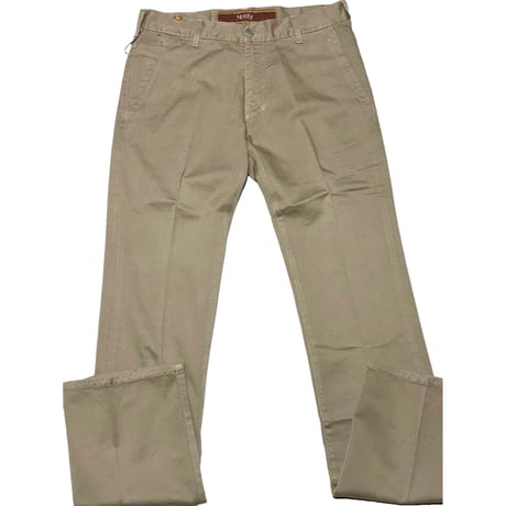 ☆タグ付き新古品☆ MADE IN ITALY製 Notify Ginkoモデル コットンスラックス ベージュ W30サイズ