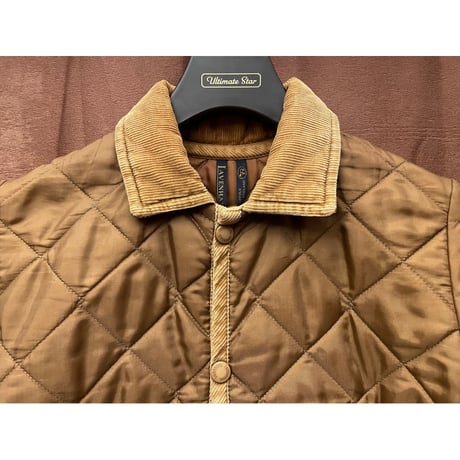 ▲訳あり商品▲ MADE IN ENGLAND製 LAVENHAM キルティングジャケット ブラウン 36/48サイズ
