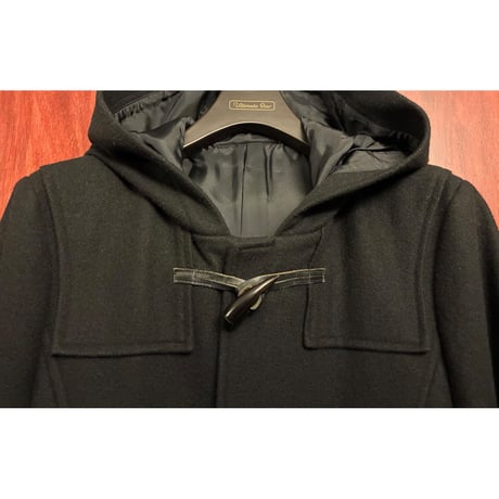 MADE IN JAPAN製 STUDIOUS ウールナイロン ショートダッフルコート ネイビー