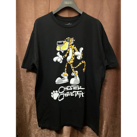 レア Cheetos Chester Cheetah プリントTシャツ ブラック XLサイズ