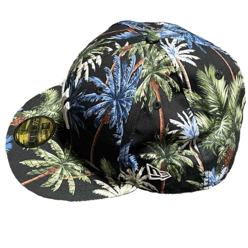 NEW ERA NEWYORK YANKEES アロハ柄キャップ ブラック 7-5/8サイズ