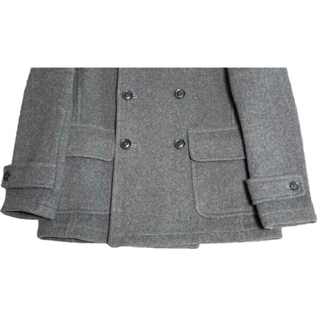 MADE IN ENGLAND製 LONDON Tradition ウールPコート グレー 38サイズ