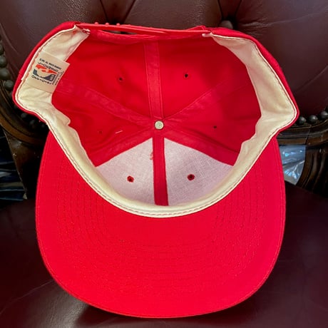 レア タグ付き 80~90s NBA Washington Bullets OTTOボディ ヴィンテージスナップバックキャップ レッド