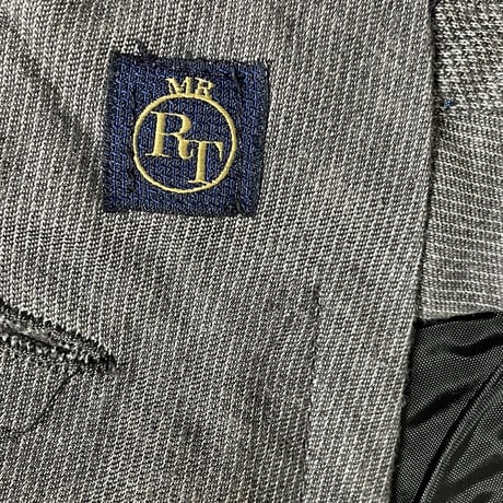 MADE IN ITALY製 Mr. Rick Tailor ウールコットンスラックス グレー 48サイズ