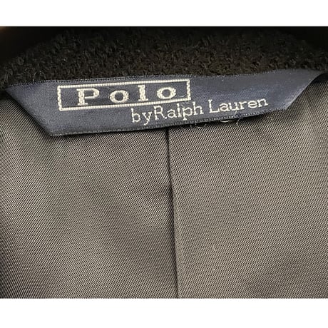 MADE IN JAPAN製 Polo by Ralph Lauren ウールテーラードジャケット ブラック A7サイズ