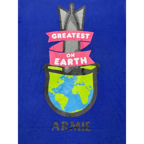 SWAGGER GREATEST ON EARTH プリント半袖Tシャツ ブルー Mサイズ