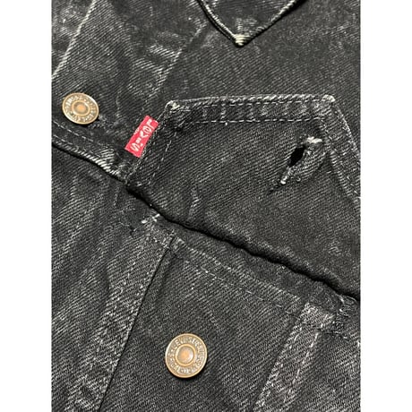 MADE IN CANADA製 LEVI'S ブラックデニムジャケット 75529-0260 ブラック Sサイズ