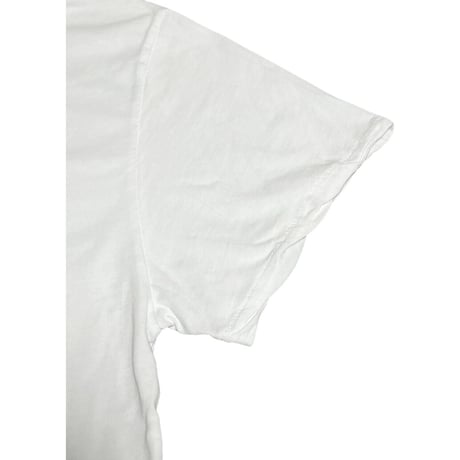 MADE IN ITALY製 MAGLIA ロゴプリントクルーネックTシャツ ホワイト Sサイズ