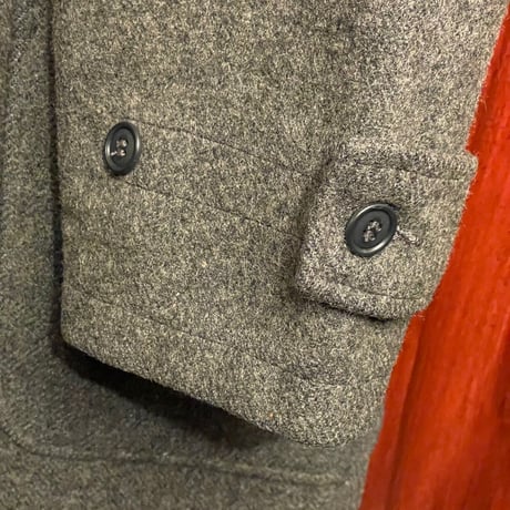 【エドウィン商事取り扱い】 MADE IN USA製 Schott NYC ウールダッフルコート グレー Mサイズ