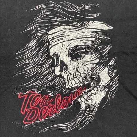 TENDERLOIN オリジナルバックプリント入り スカル柄半袖Tシャツ ブラック Mサイズ