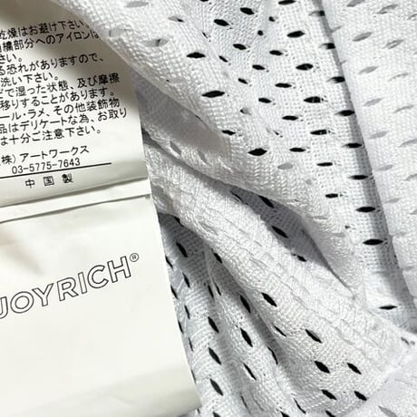 JOYRICH × PLAYBOY 半袖フットボールジャージー ホワイト Lサイズ