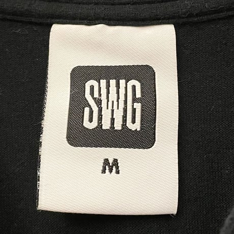 MADE IN JAPAN製 SWAGGER 星条旗柄プリントTシャツ ブラック Mサイズ