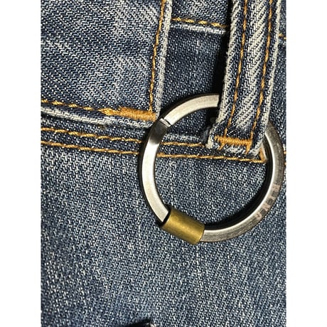MADE IN ITALY製 RING MILANO バイカーデニムパンツ インディゴ W31サイズ