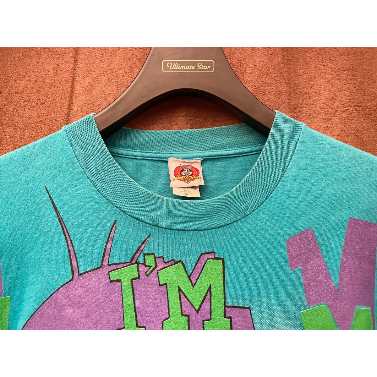 MADE IN USA製 90s LOONEY TUNES TWEETY プリントTシャツ タ