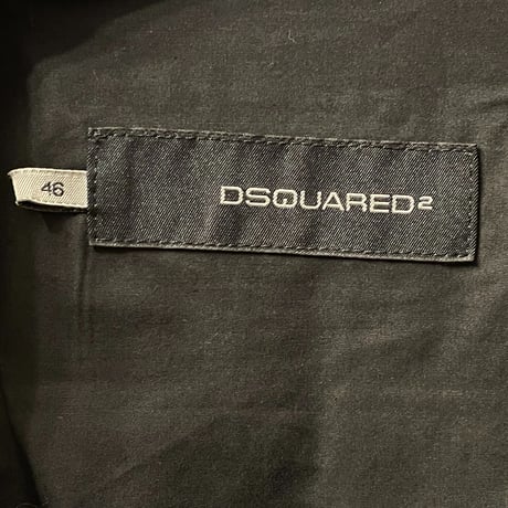MADE IN ITALY製 DSQUARED2 ライダースジャケット ブラック 46サイズ