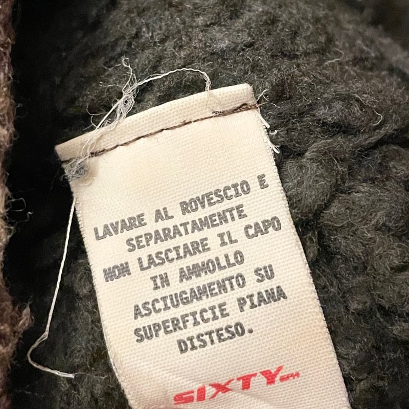 MADE IN ITALY製 ENERGIE フルジップニットボアパーカー