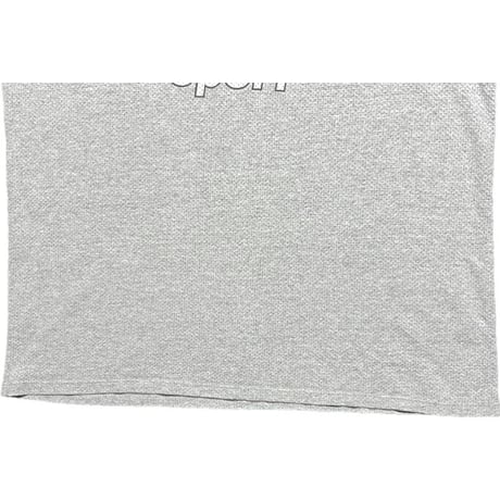 MADE IN USA製 WARNER BROS. STUDIO STORE ロゴプリントメッシュTシャツ グレー Mサイズ