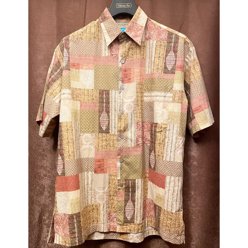 MADE IN HAWAII製 TORI RICHARD 半袖総柄アロハシャツ マルチ
