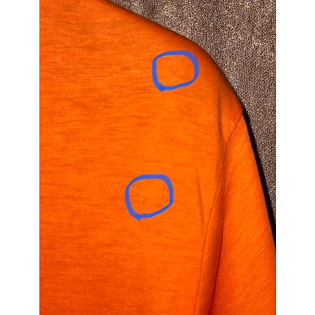 MADE IN PORTUGAL製 PAUL & JOE VネックTシャツ オレンジ XSサイズ