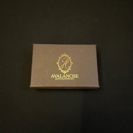 箱付き AVALANCHE 10Kイエローゴールド ツイストスパークルネックレス ゴールド 幅2mm×45cm