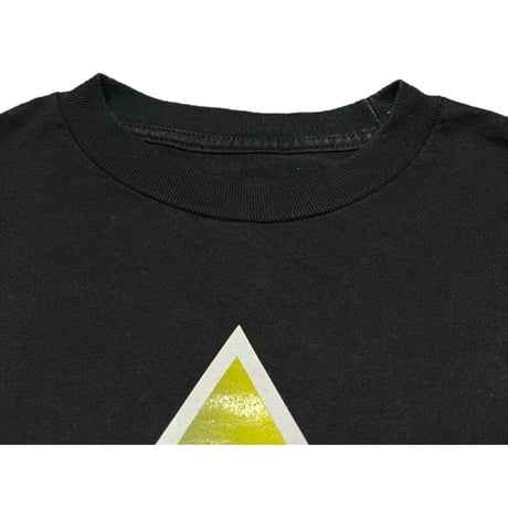 ROCSTAR トライアングルプリントTシャツ ブラック Mサイズ
