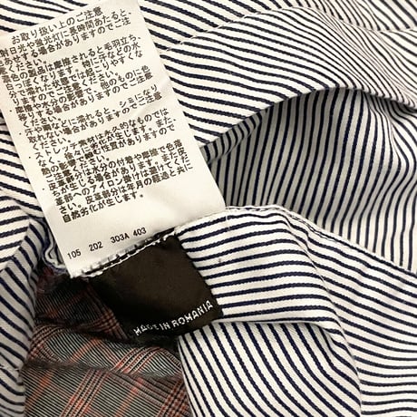 MADE IN ROMANIA製 PT TORINO BERMUDA チェック柄ハーフパンツ グレー×レッド 44サイズ