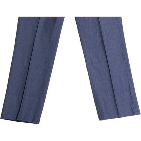 【SHIPS 取り扱い】 MADE IN ITALY製 SHIPS exclusively made by Equipage コットンウールスラックス ネイビー 44サイズ