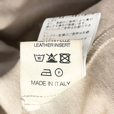 MADE IN ITALY製 WLG by Giorgio Brato ニットテーラードジャケット ベージュ 46サイズ