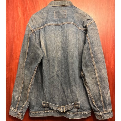MADE IN JAPAN製 SWAGGER シンチバックベルト デニムジャケット インディゴ XLサイズ