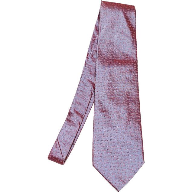 MADE IN FRANCE製 RYKIEL HOMME 総柄シルクネクタイ ピンク | Ul