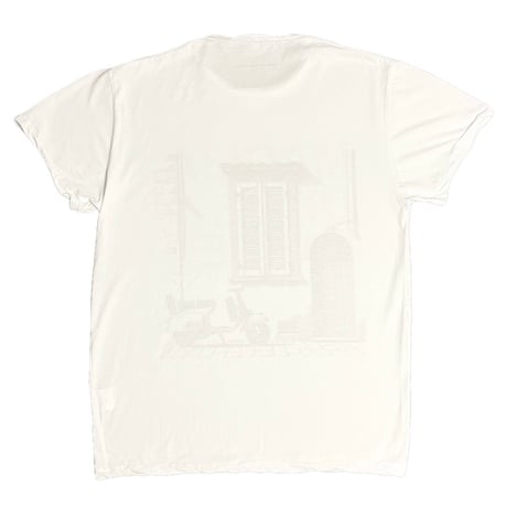 ★新品★ MADE IN ITALY製 MAGLIA 2025年AWモデル 「MAGLIA DI PAESE」 イタリア都市シリーズ プリント クルーネックTシャツ ホワイト M～XLサイズ